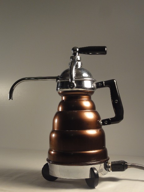 grosse kupfer kaffeemaschine espresso kocher um 1955 art déco