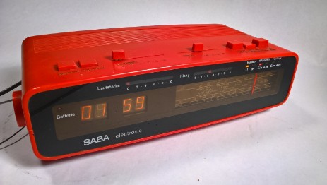 radiowecker saba electronic digital